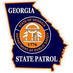 Georgia State Patrol Stickers, Decals & Bumper Stickers