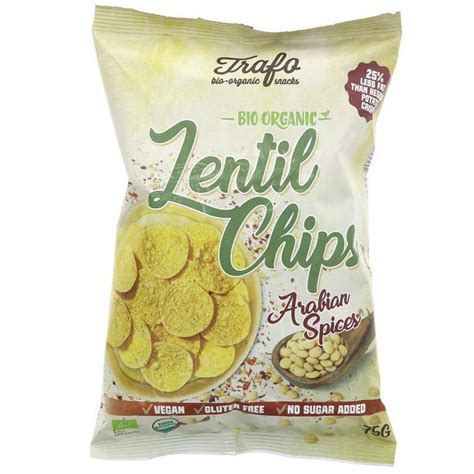 Trafo - Lentil Crisps - Arabian Spices (75g) (Organic) - The Vegan Kind