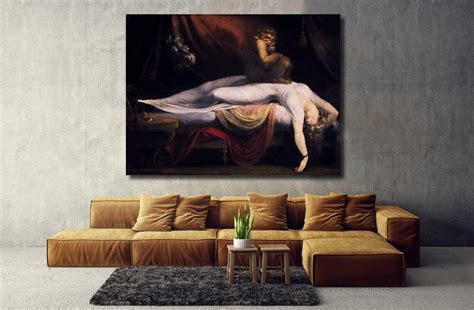 Henry Fuseli the Nightmare 1781 Canvas Wall Art / Henry Fuseli ...