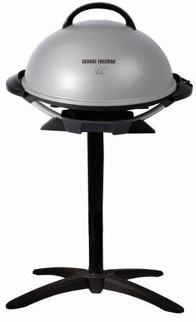 George Foreman Indoor and Outdoor Electric Grill with Stand and ...