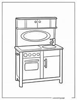 Kitchen Coloring Pages22  Free Printable coloring pages Cute sketch template