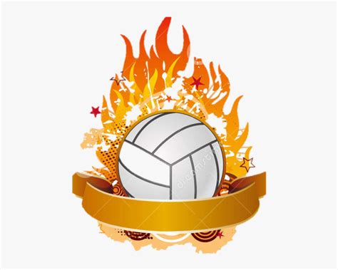 Fire Volleyball Ball Png, Transparent Png , Transparent Png Image - PNGitem