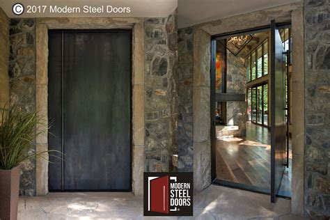 Industrial-Style Front Doors | Steel Door Designs - Photo Gallery