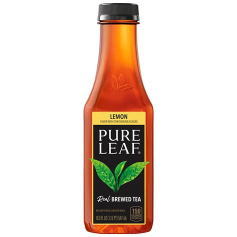 Pure Leaf, Lemon Flavor, Real Brewed Tea - SmartLabel™