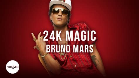 Bruno Mars - 24k Magic (Official Karaoke Instrumental) | SongJam - YouTube