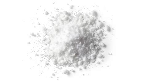 Premium Photo | Powdered sugar icing and caster sugar pile isolated on white