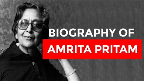 Amrita Pritam Biography in Hindi | अमृता प्रीतम का जीवन परिचय | Amrita ...