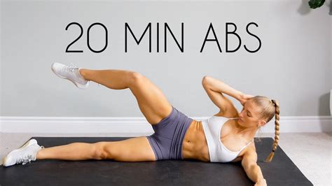 20 MIN TOTAL CORE/AB WORKOUT (At Home No Equipment) - YouTube