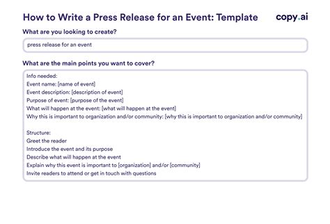 Press Release For An Event Templates: How To Write & Examples