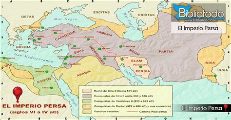 Imperio Persa - Mapa y Ubicación Geográfica