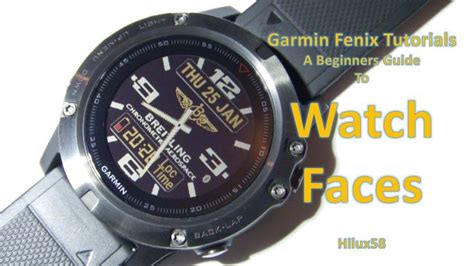 Garmin Fenix Beginners Guide To Watch Faces | Garmin, Watch faces, Watches