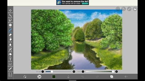 How to paint Scenery By Oil Paint Style Part 2 | Tutorial【IbisPaint ...