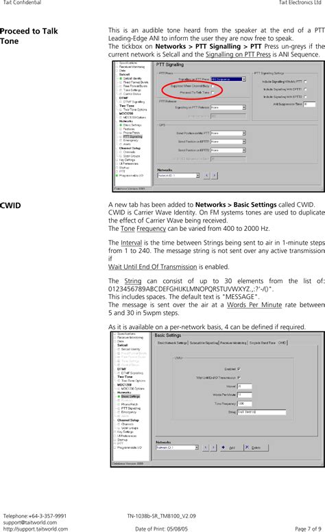 TECHNOTE/TM8000/TN 1038b_SR_TM8100 Firmware V2.09 And Programming ...