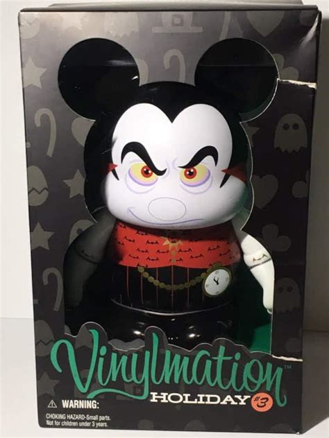 Mickey Mouse Vinylmation Holiday 3 Disney Dracula Vampire Limited Edition - Etsy