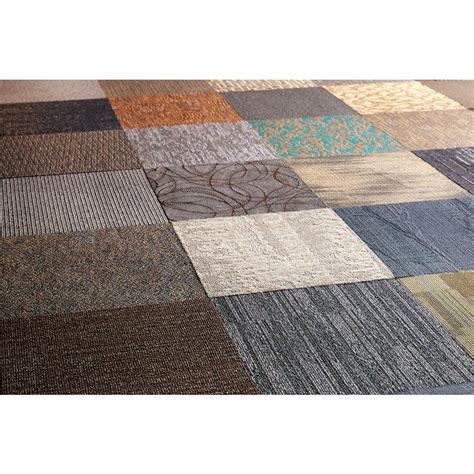 TrafficMaster Versatile Assorted Residential/Commercial 24 in. x 24 Peel and Stick Carpet Tile ...