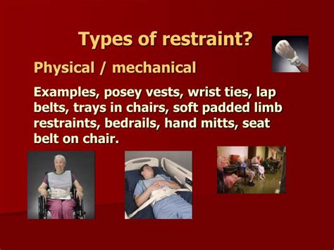 PPT - Restraint across the aged care spectrum PowerPoint Presentation - ID:3962515