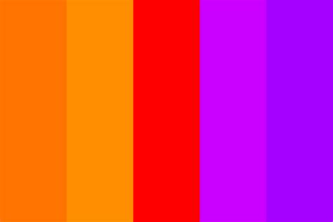 Orange And Purple Color Palette