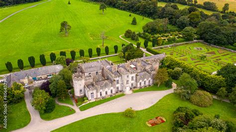 Aerial view Ardgillan Castle and Demesne is Ireland’s hidden gem. Set in spectacular parklands ...