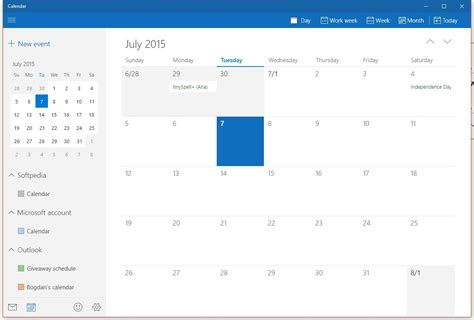 Calendar App For Windows