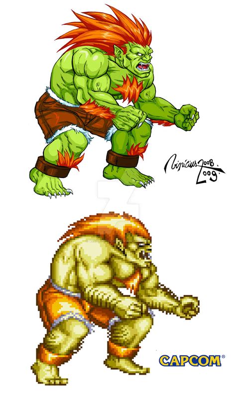 BLANKA: STREET FIGHTER II by viniciusmt2007 on DeviantArt