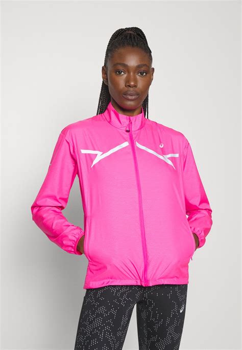 ASICS LITE SHOW JACKET - Running jacket - pink glo/pink - Zalando.ie