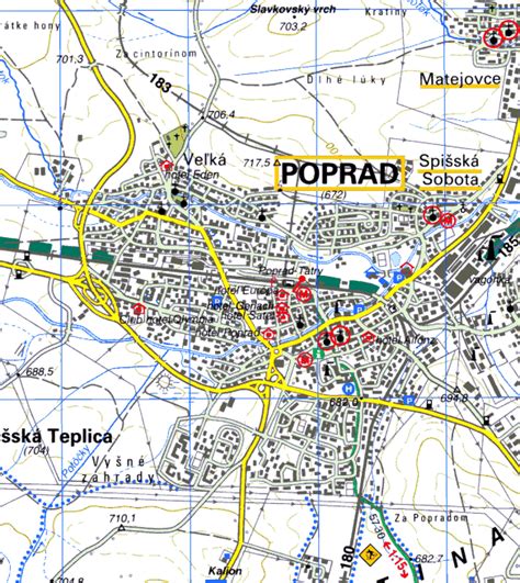 Poprad Mapa | MAPA