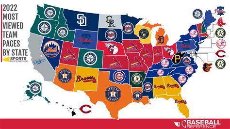 Baseball Teams By State Map - Fifine Willamina