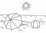 Beach Coloring Pages  Scenes & Activities sketch template