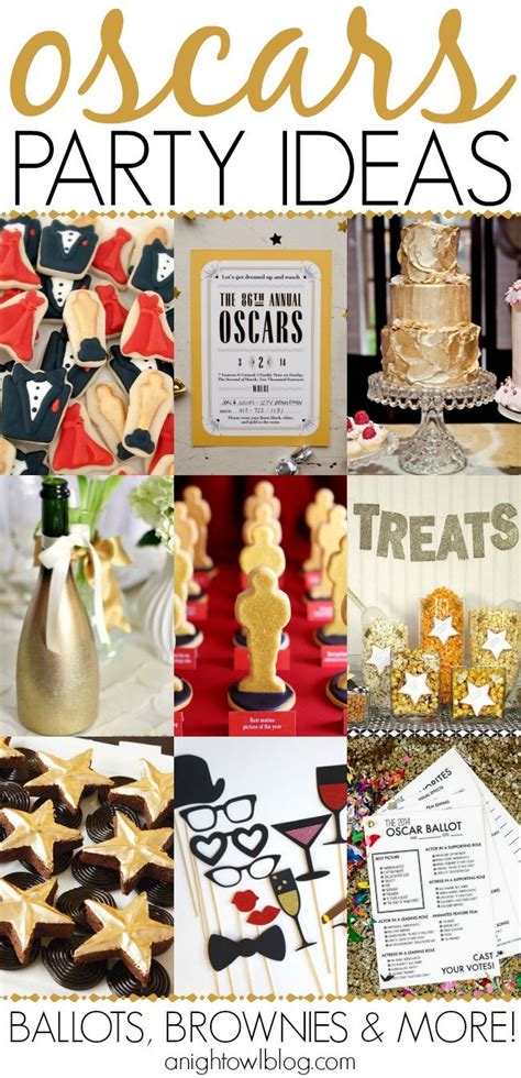 Last-Minute Oscar Party Ideas | A Night Owl Blog | Oscars party ideas, Oscars theme party ...