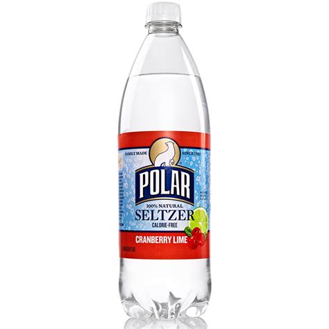 Polar Seltzer Water, Cranberry Lime, 33.8 Fl Oz, 12 Count - Walmart.com ...