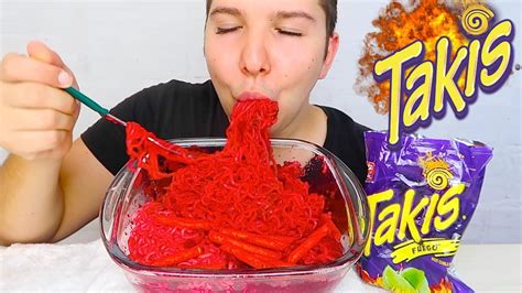 *BIG BITES* Fire Hot *TAKIS FUEGO* Flamin' Hot Spicy Ramen Noodle ...