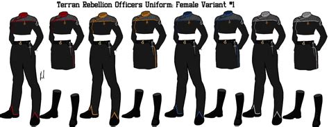 Terran Rebellion Officers Uniform Variant 1 Female by docwinter on ...