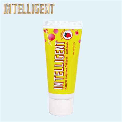 INTELLIGENT Saliva Enzymes Kids Toothpaste Size 40g with Strawberry Flavor in Bulk