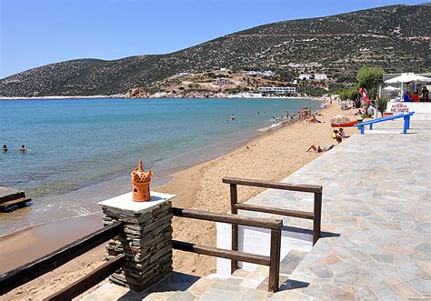 Platys Gialos on Sifnos in the Cyclades.