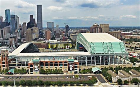 Download wallpapers Minute Maid Park, Houston, Texas, USA, Houston Astros Stadium, American ...