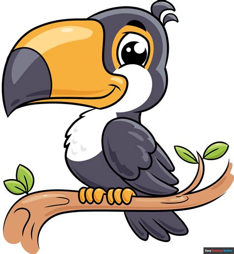 How to Draw a Toucan - Really Easy Drawing Tutorial