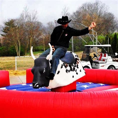 5X5m Mechanical Bull Rodeo Inflatable Games Sport Rodeo Bull Inflatable for Kids/Adults - China ...