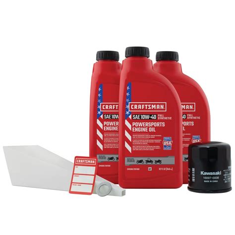 10W-40 Full Synthetic Oil Change Kit | CRAFTSMAN