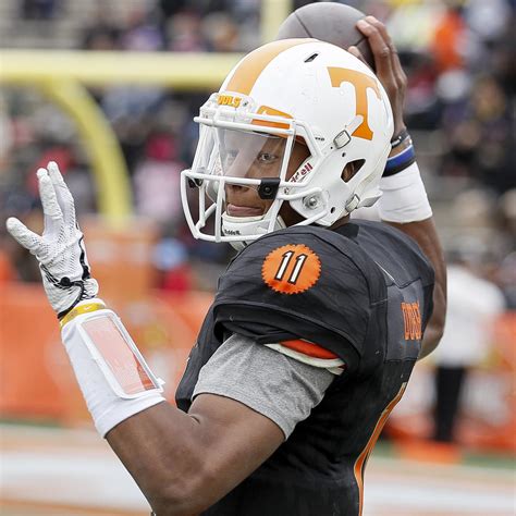 Josh Dobbs Drafted by Steelers; Top Twitter Takes to 4th-Round Pick ...