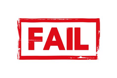 Fail Stamp PNG Images Transparent Background | PNG Play