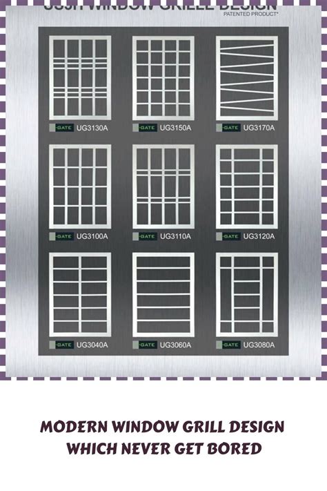 Different Types of Window Grill Designs