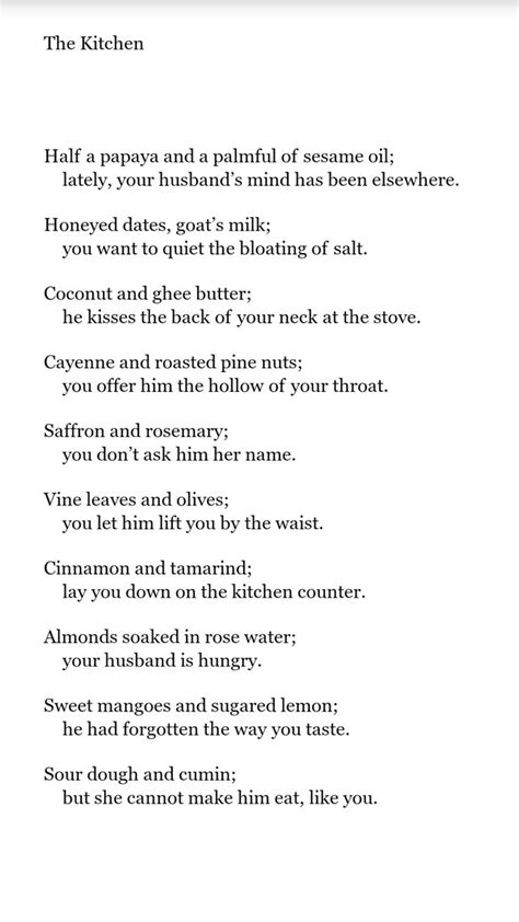 Warsan Shire "The Kitchen' | Warsan shire poems, Warsan shire, African ...