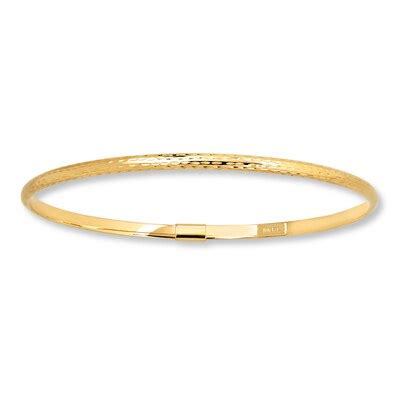 Bangle Bracelet 10K Yellow Gold | Kay