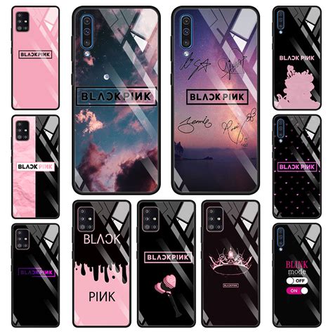 BLACKPINK Samsung Phone Case - Tempered Glass Samsung Back Cover ...