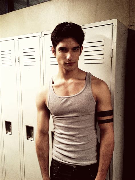 Image - Teen Wolf Season 3 Behind the Scenes Tyler Posey Lockers with Tattoo.png | Teen Wolf ...