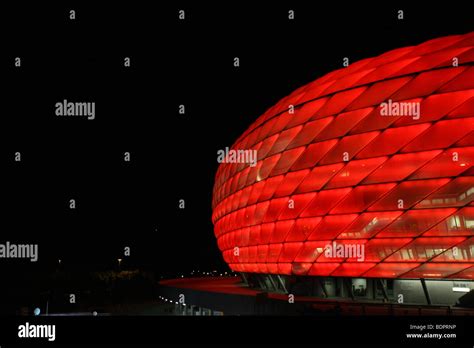 Allianz Arena in Munich Germany at night Stock Photo - Alamy