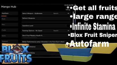 Best GUI Script For Blox Fruits Mango Hub Showcase - YouTube