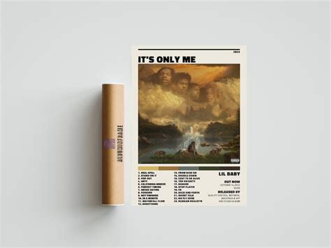 Lil Baby Its Only Me Album Cover Poster Passe-partout - Etsy