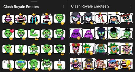 [Telegram] Clash Royale Emotes Sticker Packs made by me! Links in my ...