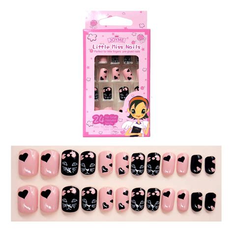 Acrylic Nails Indie Kid Nails / Wide nail box comle fake nail art nail ...